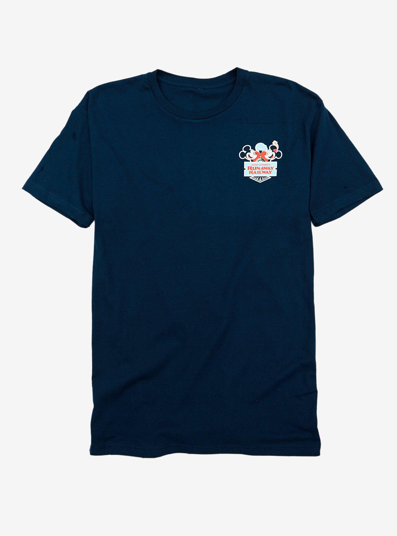 Disney Mickey & Minnie's Runaway Railway T-Shirt, NAVY, hi-res