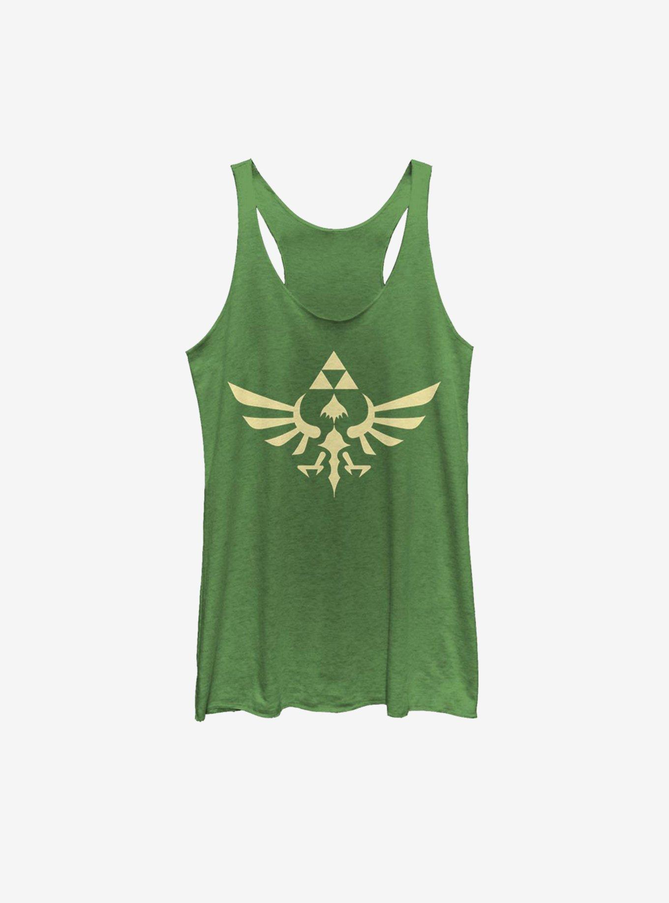 Nintendo The Legend Of Zelda Triumphant Triforce Womens Tank Top, ENVY, hi-res