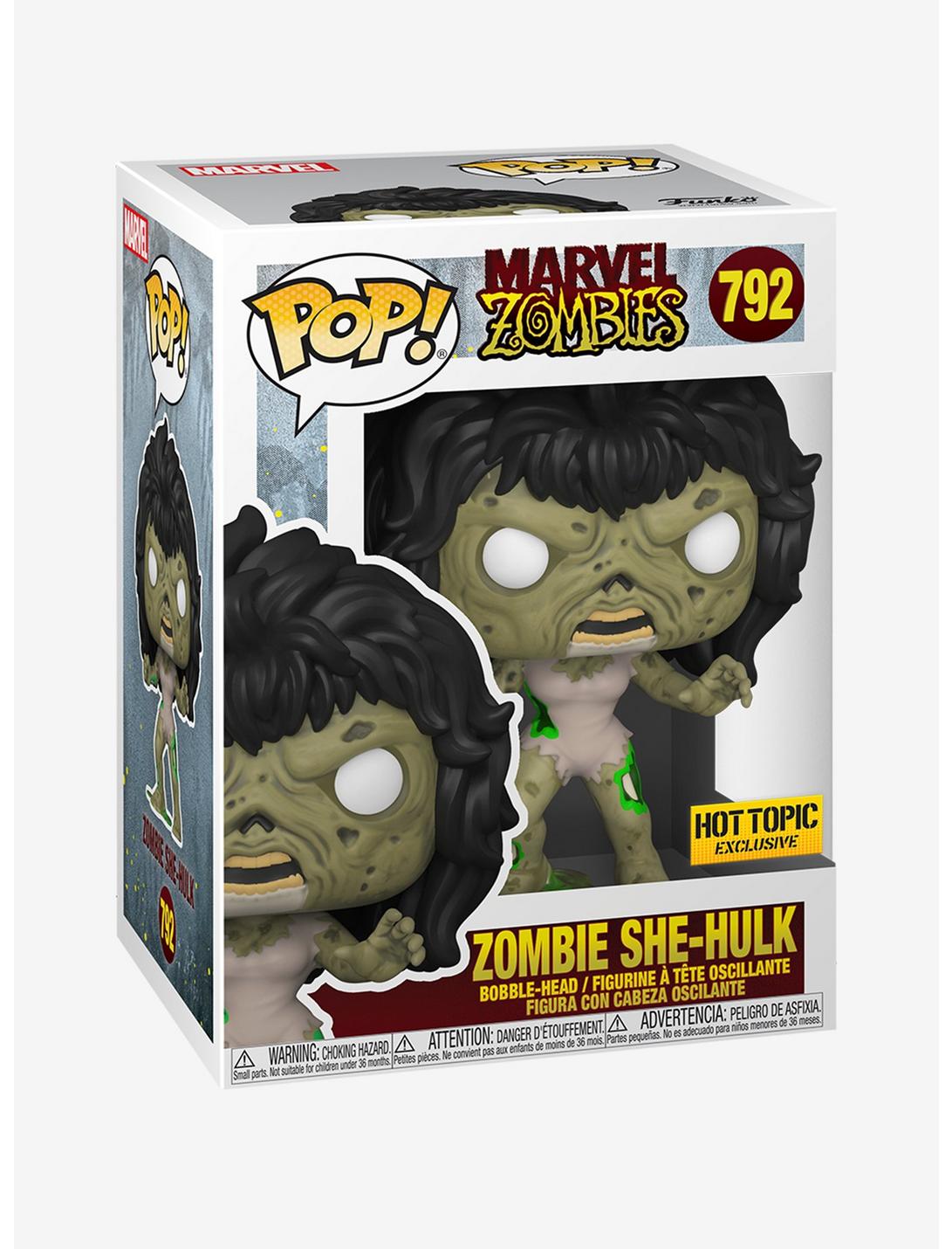 Funko Marvel Zombies Pop! Marvel Zombie She-Hulk Vinyl Bobble-Head Hot Topic Exclusive, , hi-res