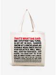 The Office Quotes Tote - BoxLunch Exclusive, , hi-res