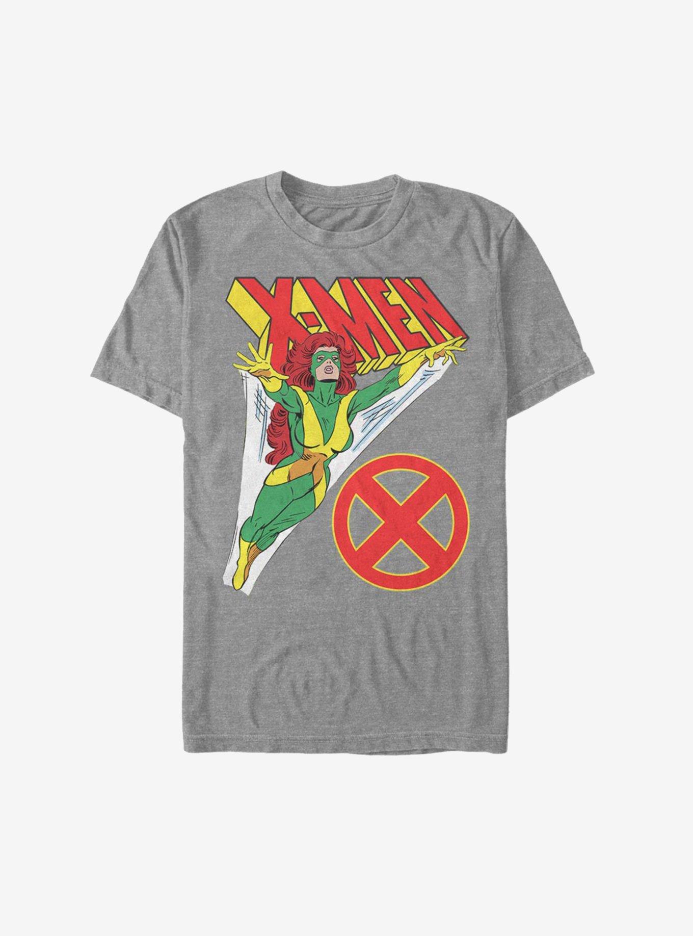 Marvel X-Men Grey Flight T-Shirt, DARK GREY HEATHER, hi-res