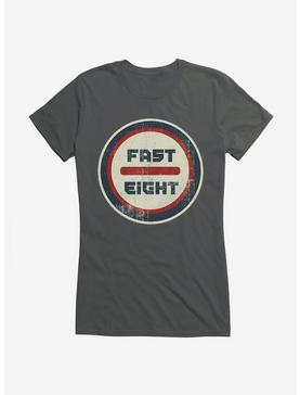 The Fate Of The Furious Fast 8 Script Circle Logo Girls T-Shirt, , hi-res