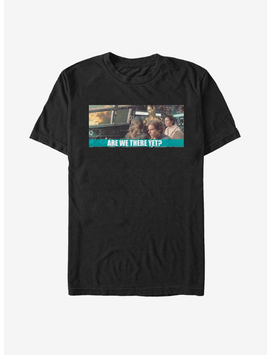 Star Wars Are We There Yet T-Shirt, BLACK, hi-res