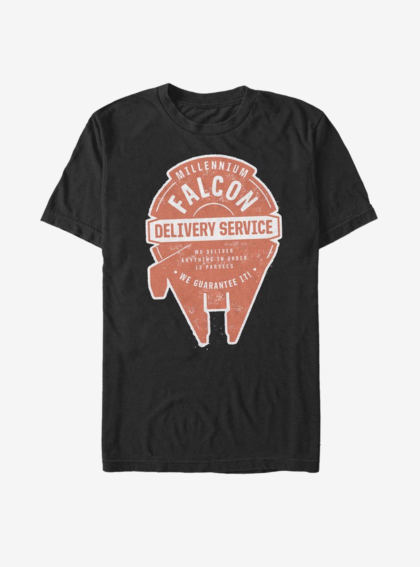 Star Wars Falcon Delivery T-Shirt, BLACK, hi-res