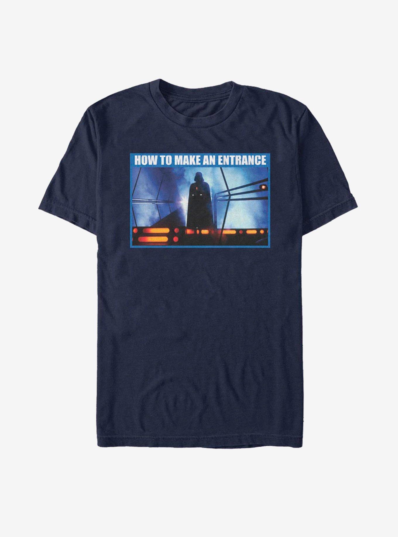 Star Wars How To Make An Entrance T-Shirt, NAVY, hi-res