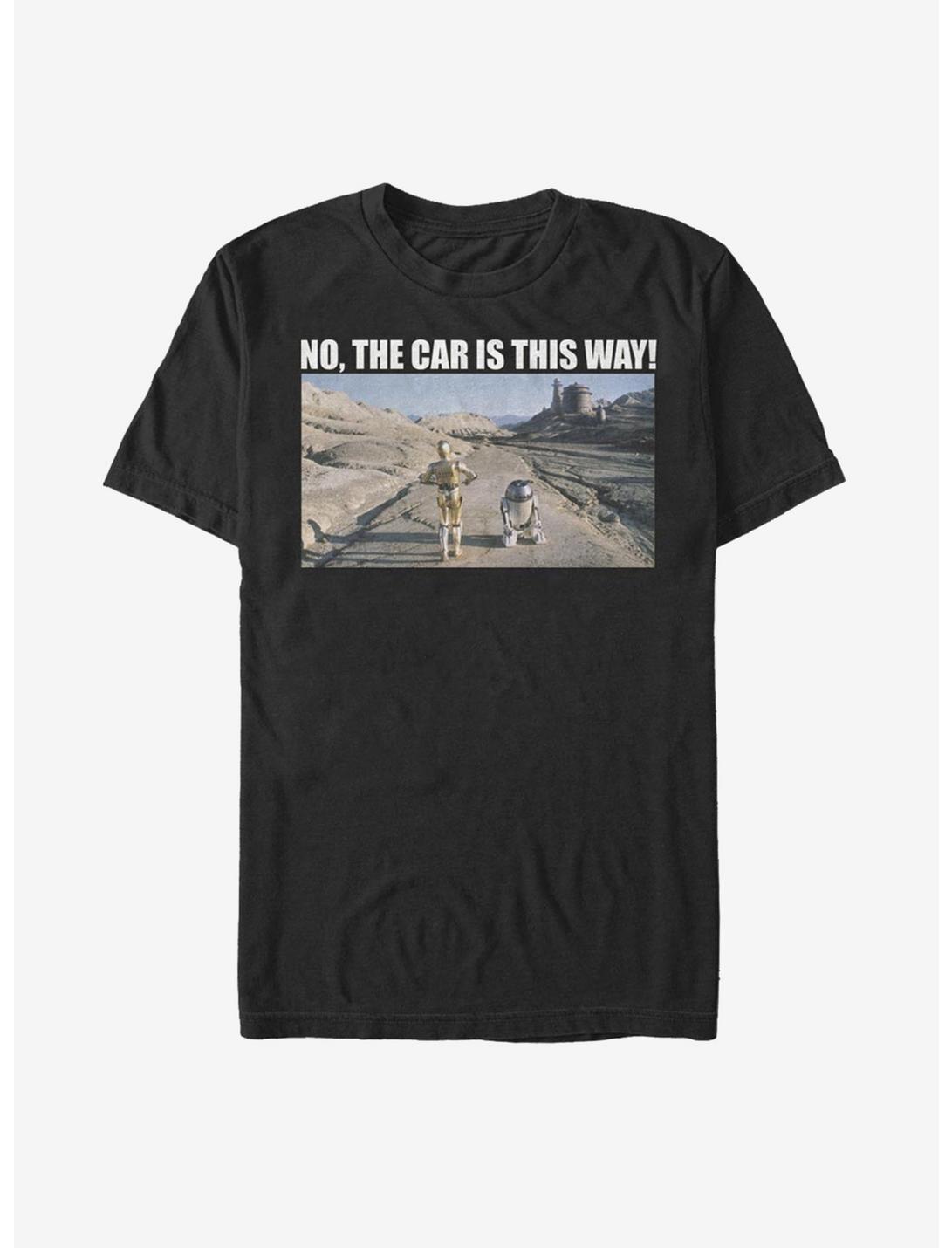 Star Wars Where's The Car T-Shirt, BLACK, hi-res