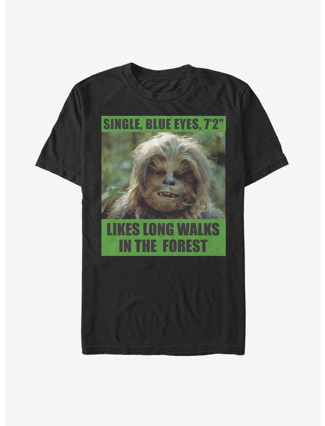 Plus Size Star Wars Chewie Dating Profile T-Shirt, BLACK, hi-res