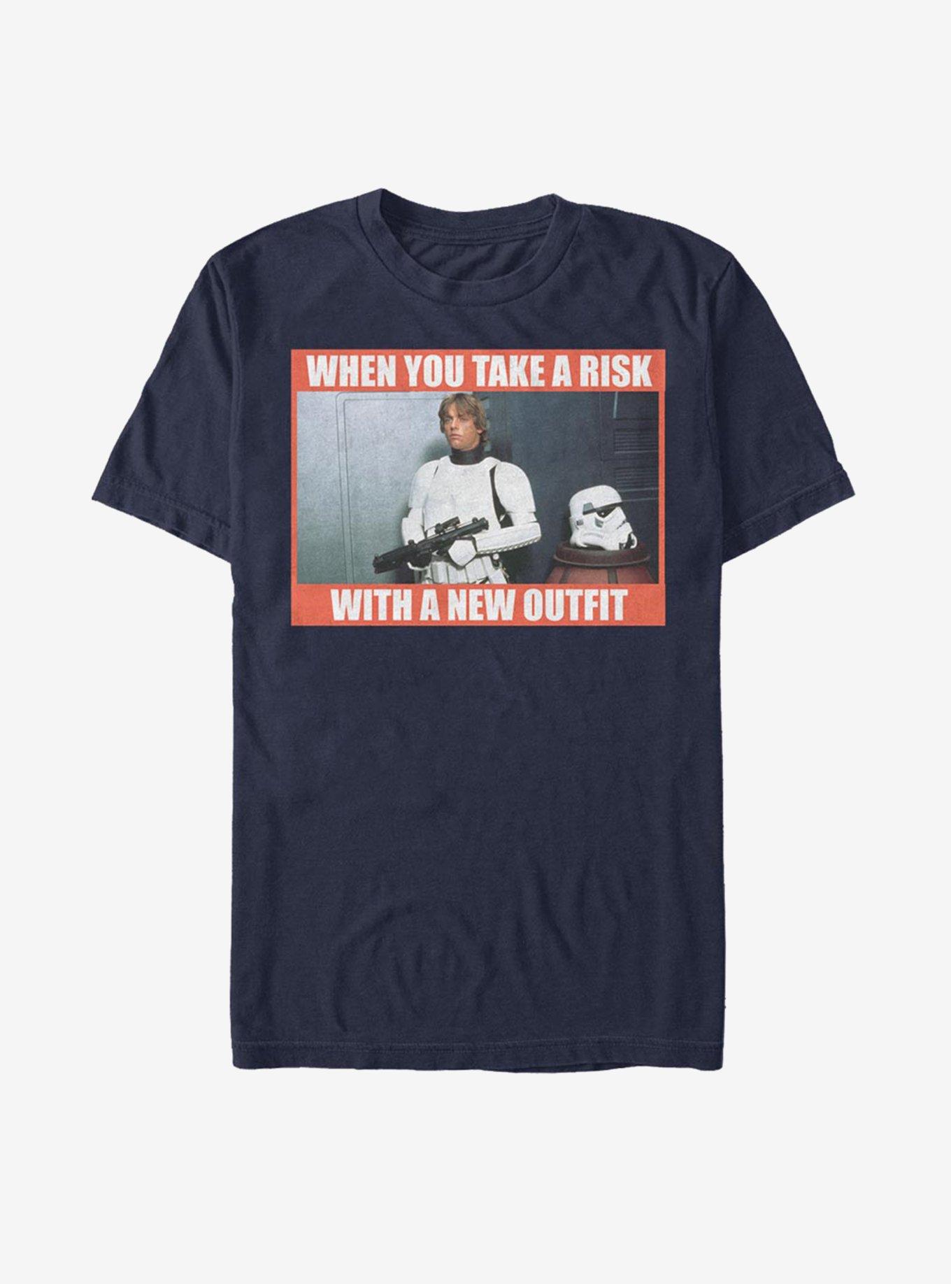 Star Wars Risky New Outfit T-Shirt, NAVY, hi-res