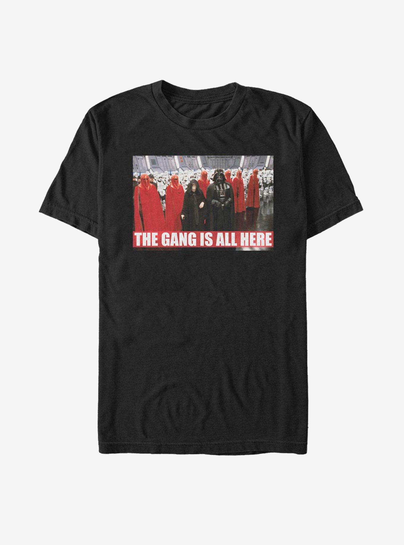 Star Wars The Gang Is All Here T-Shirt, BLACK, hi-res