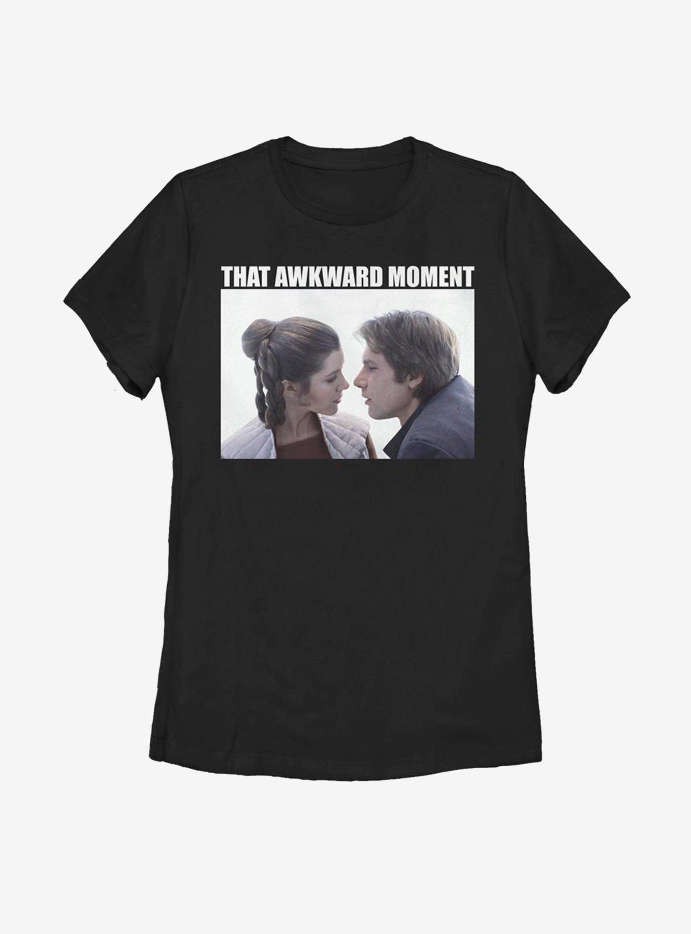 Star Wars Awkward Womens T-Shirt, BLACK, hi-res