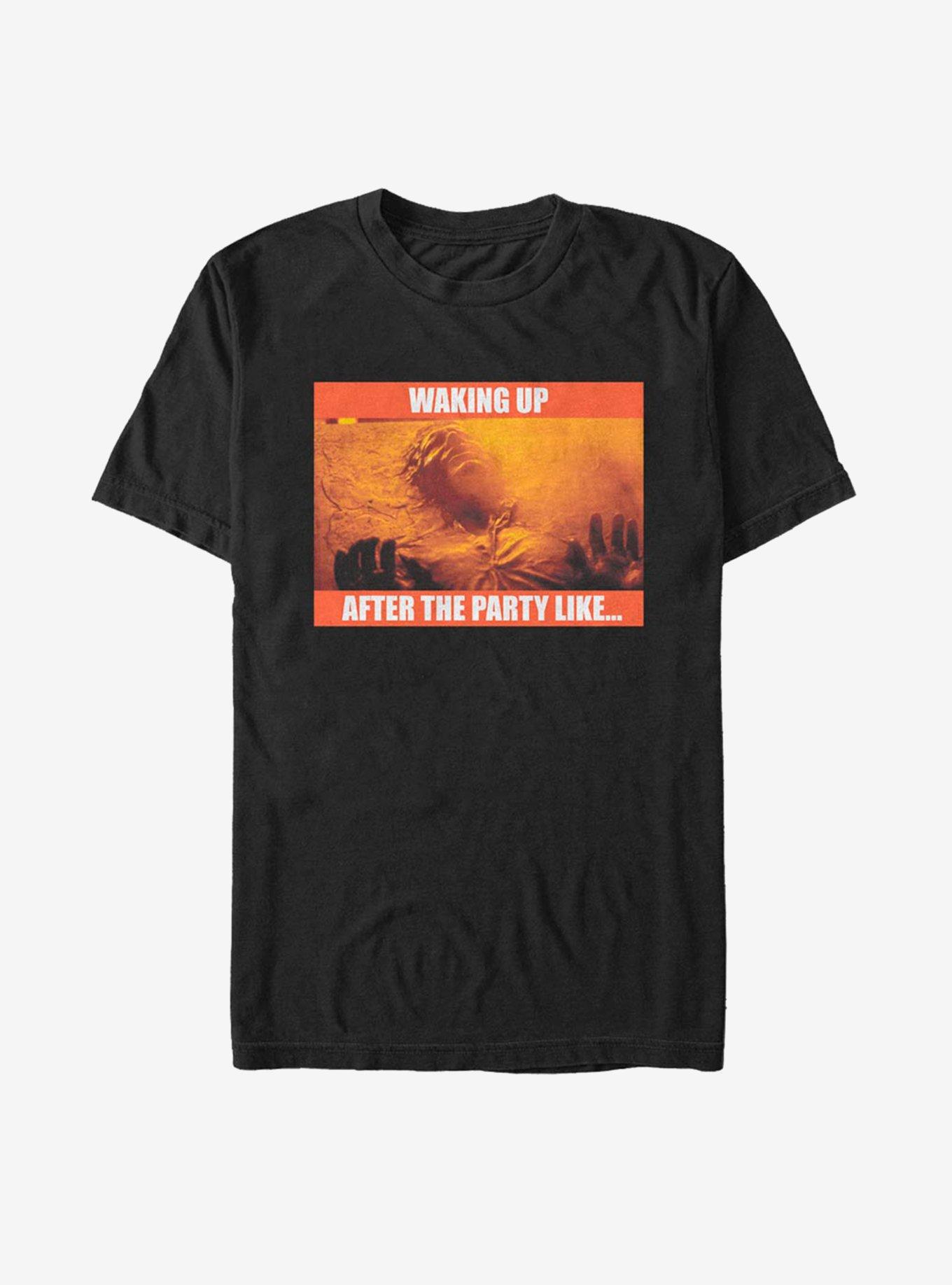 Star Wars Waking Up After The Party T-Shirt, BLACK, hi-res