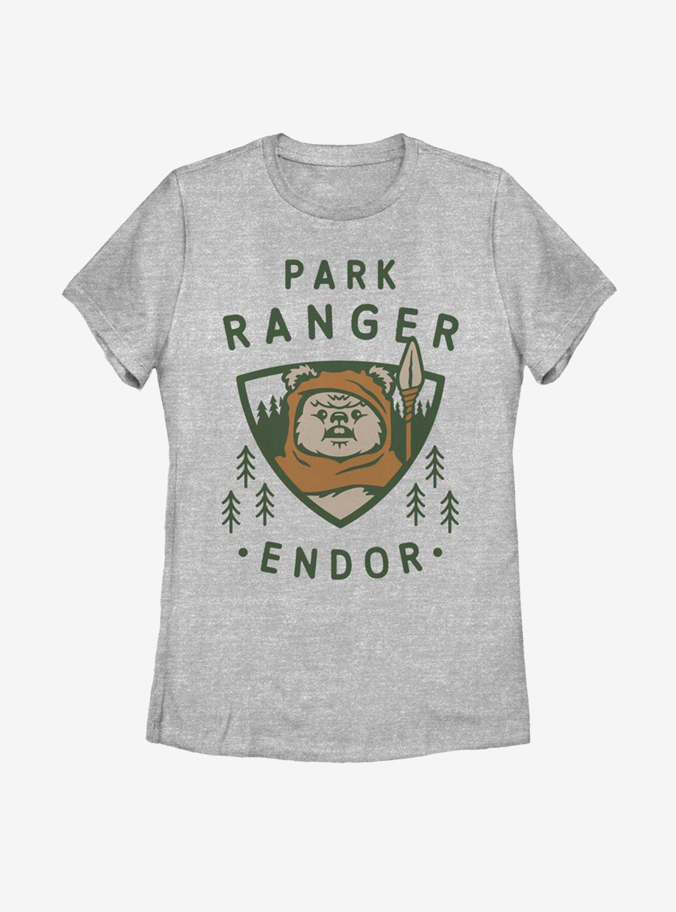 Star Wars Park Ranger Endor Womens T-Shirt, ATH HTR, hi-res