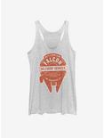 Star Wars Falcon Delivery Womens Tank Top, WHITE HTR, hi-res