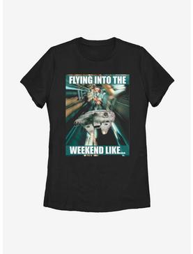 Plus Size Star Wars Flying Into The Weekend Womens T-Shirt, , hi-res