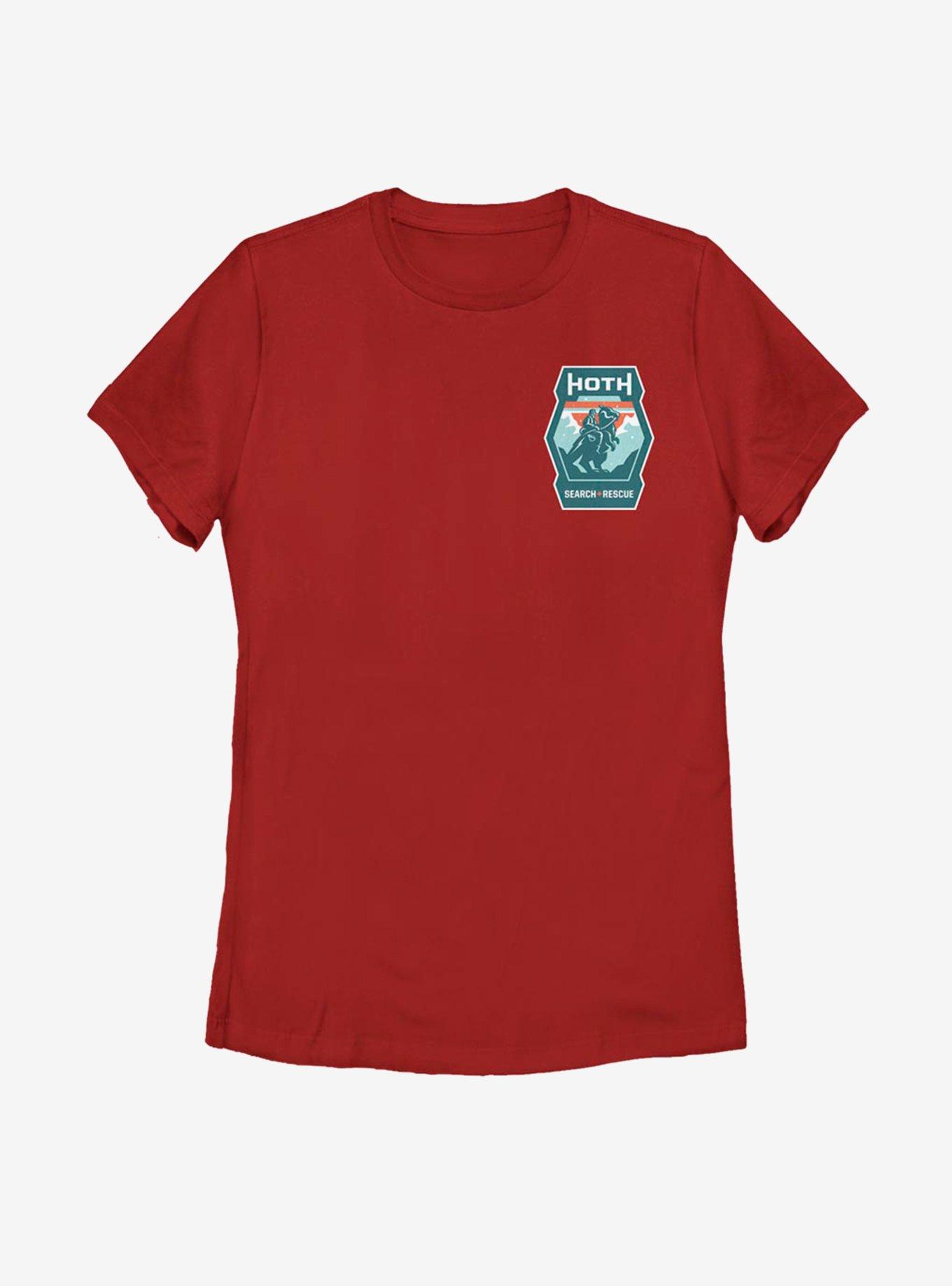 Star Wars Hoth Search And Rescue Womens T-Shirt, RED, hi-res