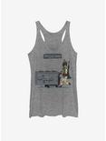 Star Wars Oversized Luggage Womens Tank Top, GRAY HTR, hi-res