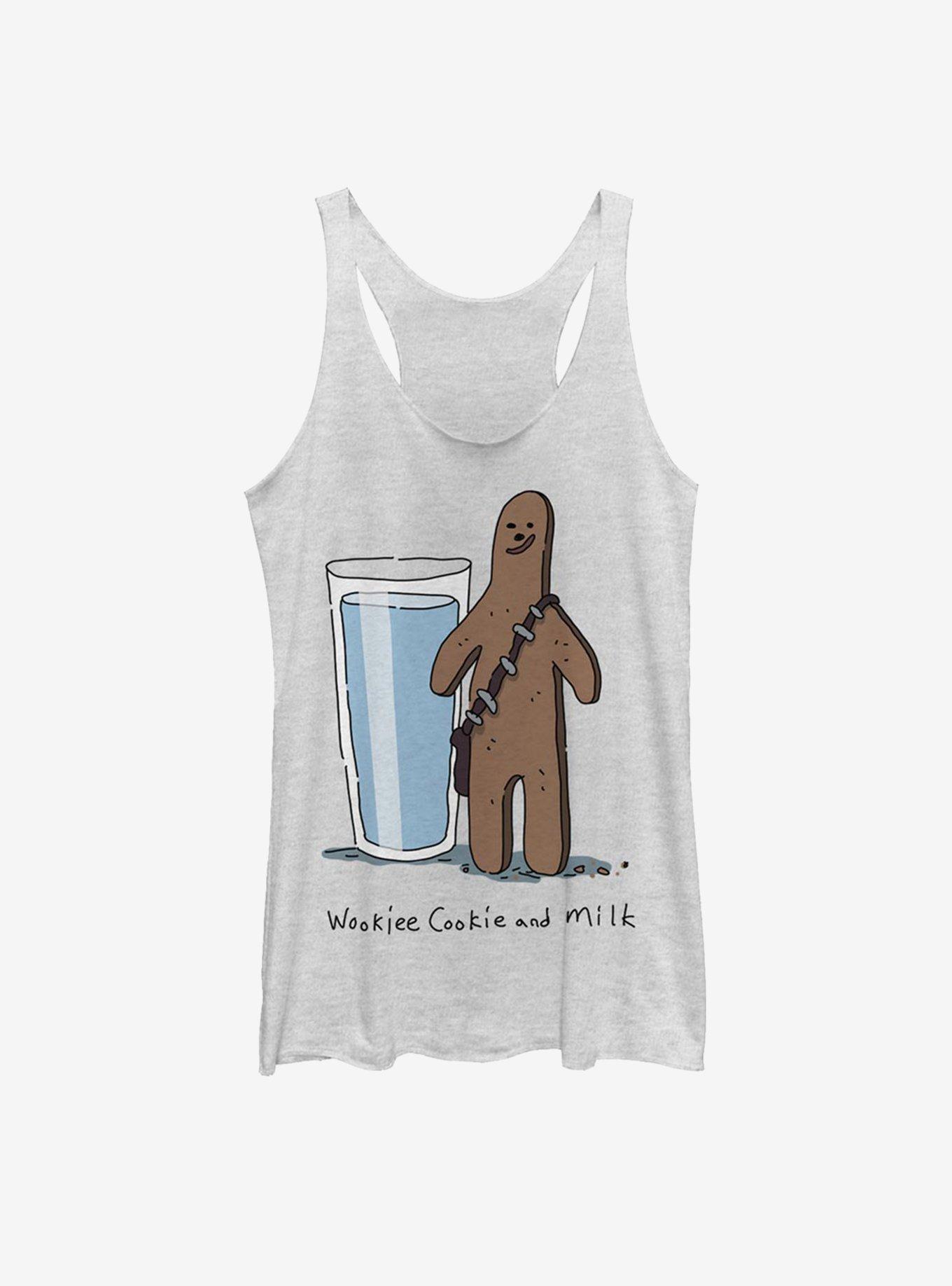 Star Wars Wookiee Cookies Womens Tank Top, WHITE HTR, hi-res