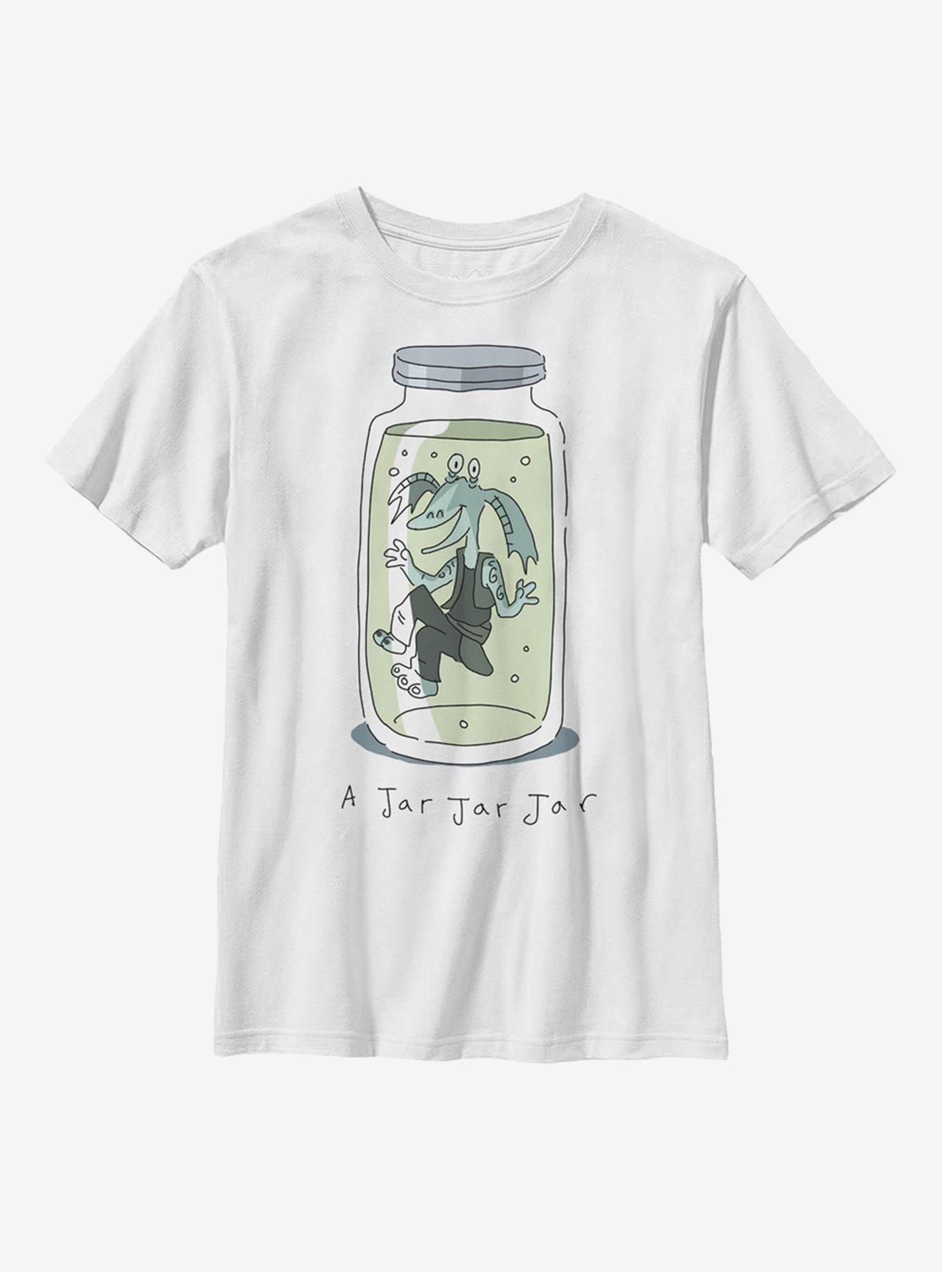 Star Wars Jar Jar Jar Youth T-Shirt, WHITE, hi-res