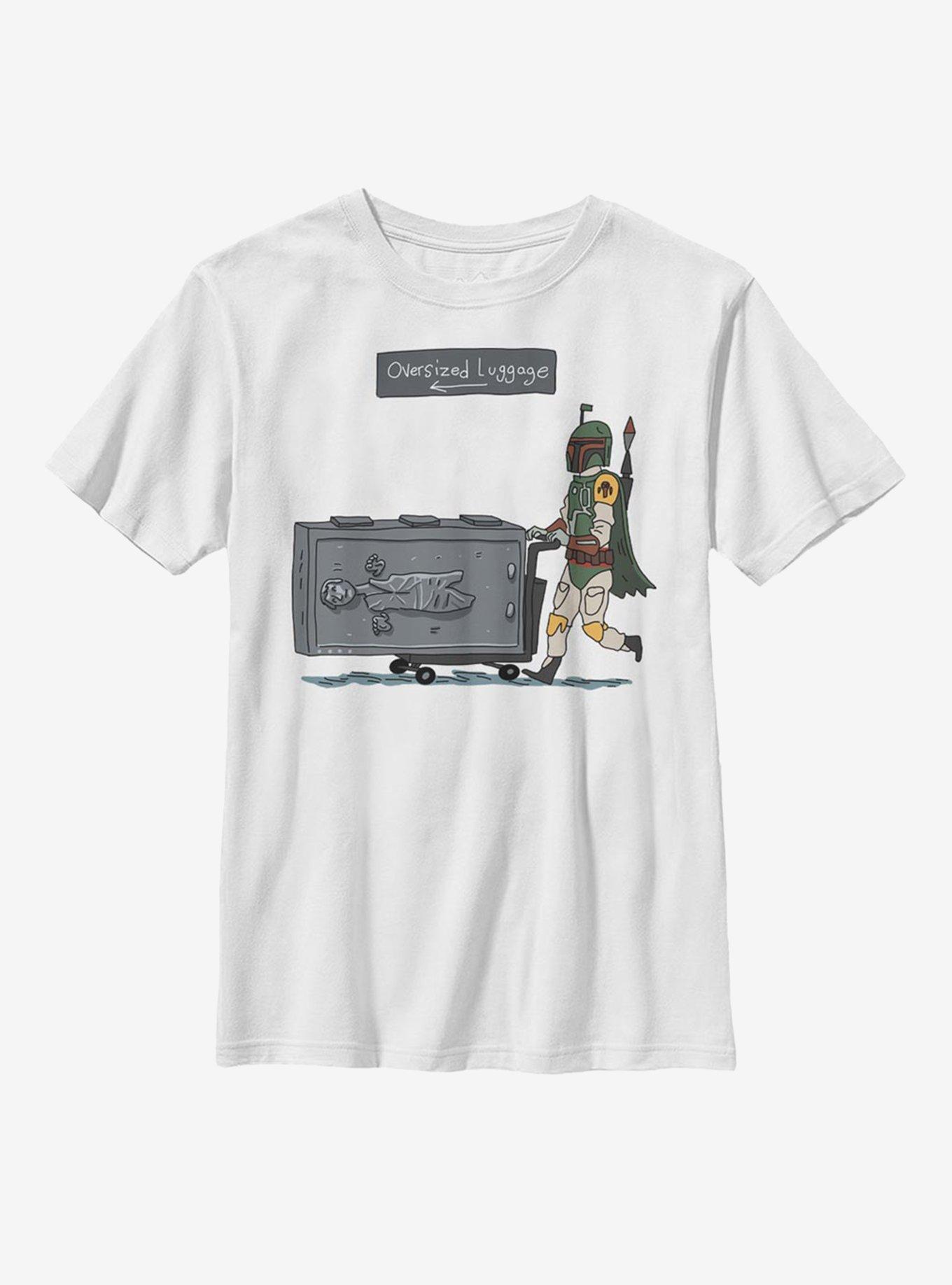 Star Wars Oversized Luggage Youth T-Shirt, WHITE, hi-res