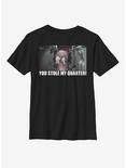 Star Wars Quarter Stealer Youth T-Shirt, BLACK, hi-res