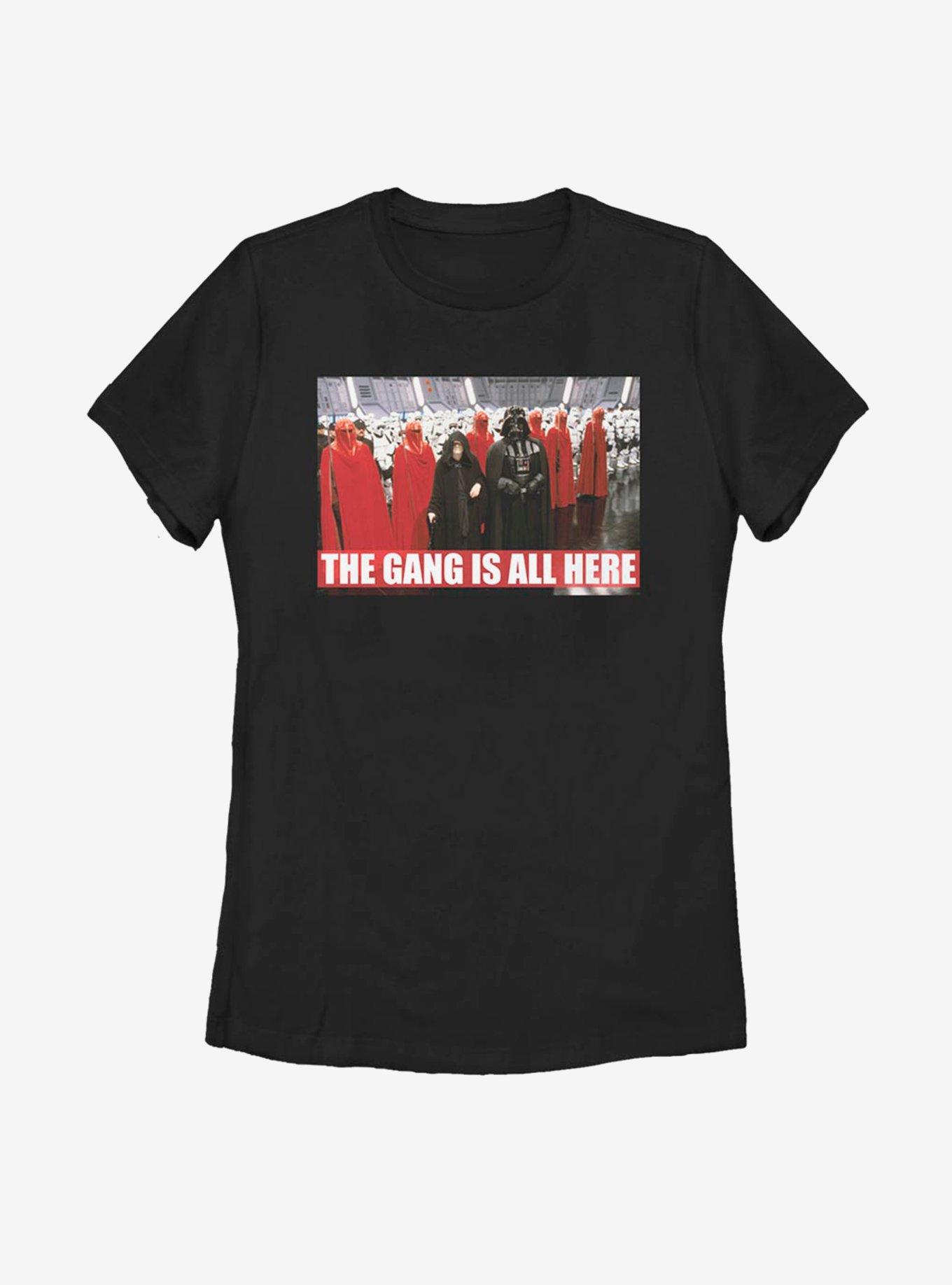 Star Wars The Gang Is All Here Womens T-Shirt, BLACK, hi-res