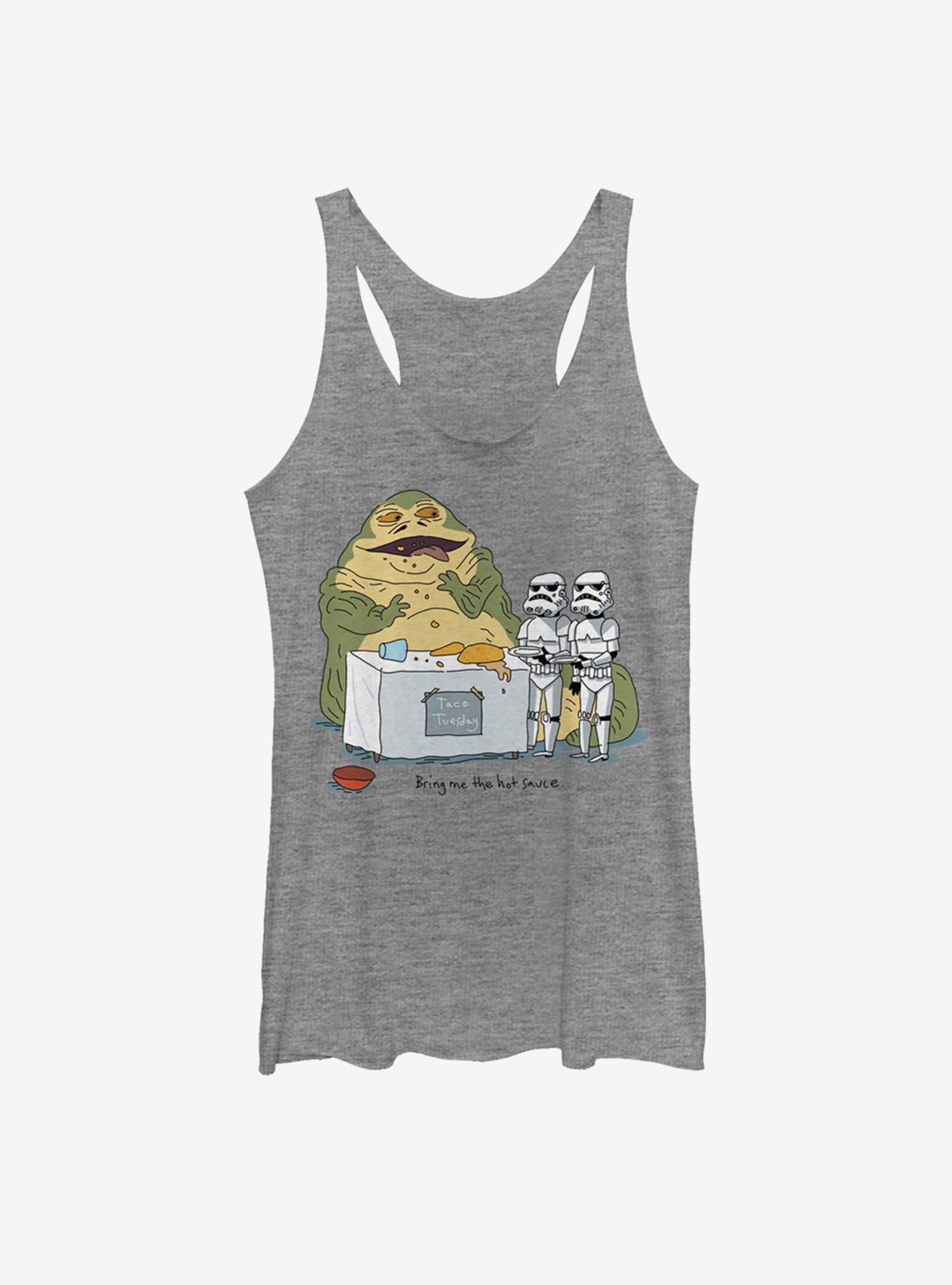 Star Wars Bring Me The Hot Sauce Womens Tank Top, GRAY HTR, hi-res