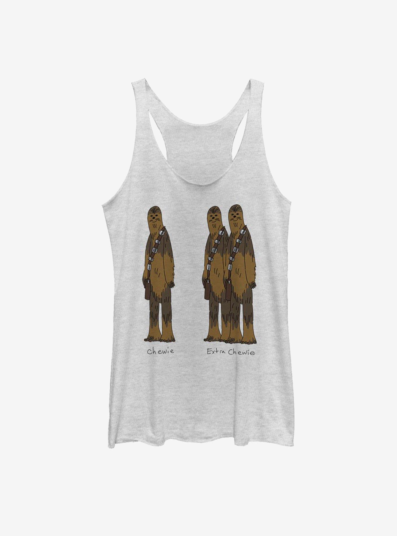 Star Wars Extra Chewie Womens Tank Top, WHITE HTR, hi-res