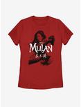 Disney Mulan Live Action Fighting Stance Womens T-Shirt, RED, hi-res