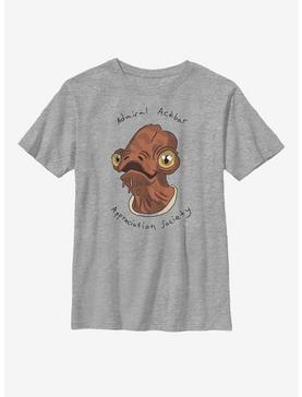 Star Wars Admiral Ackbar Appreciation Society Youth T-Shirt, , hi-res