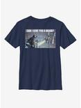 Star Wars Vader Luke Can I Give You A Hand Youth T-Shirt, NAVY, hi-res