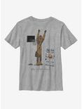 Star Wars Chewie Basketball Youth T-Shirt, ATH HTR, hi-res