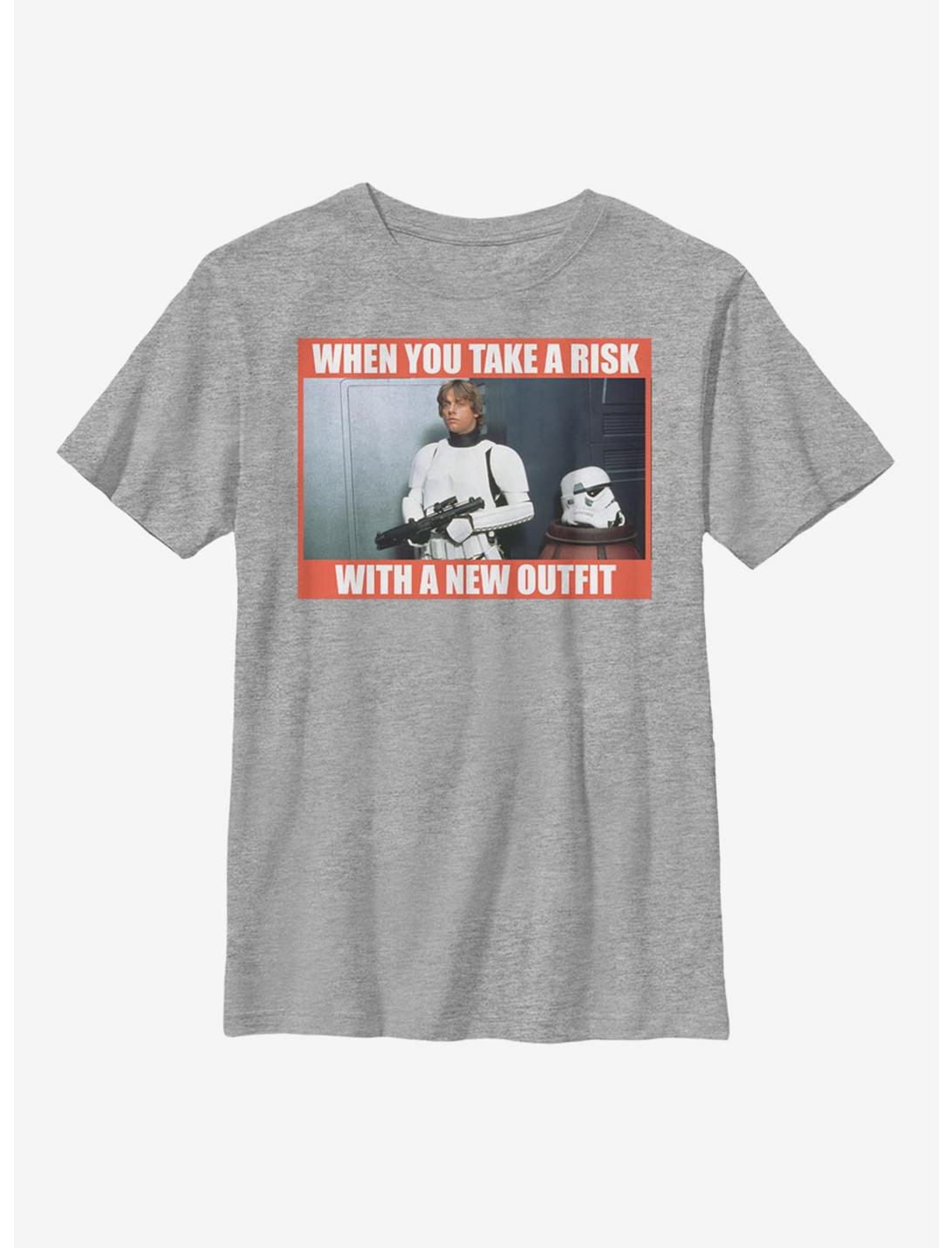 Star Wars Risky New Outfit Youth T-Shirt, ATH HTR, hi-res