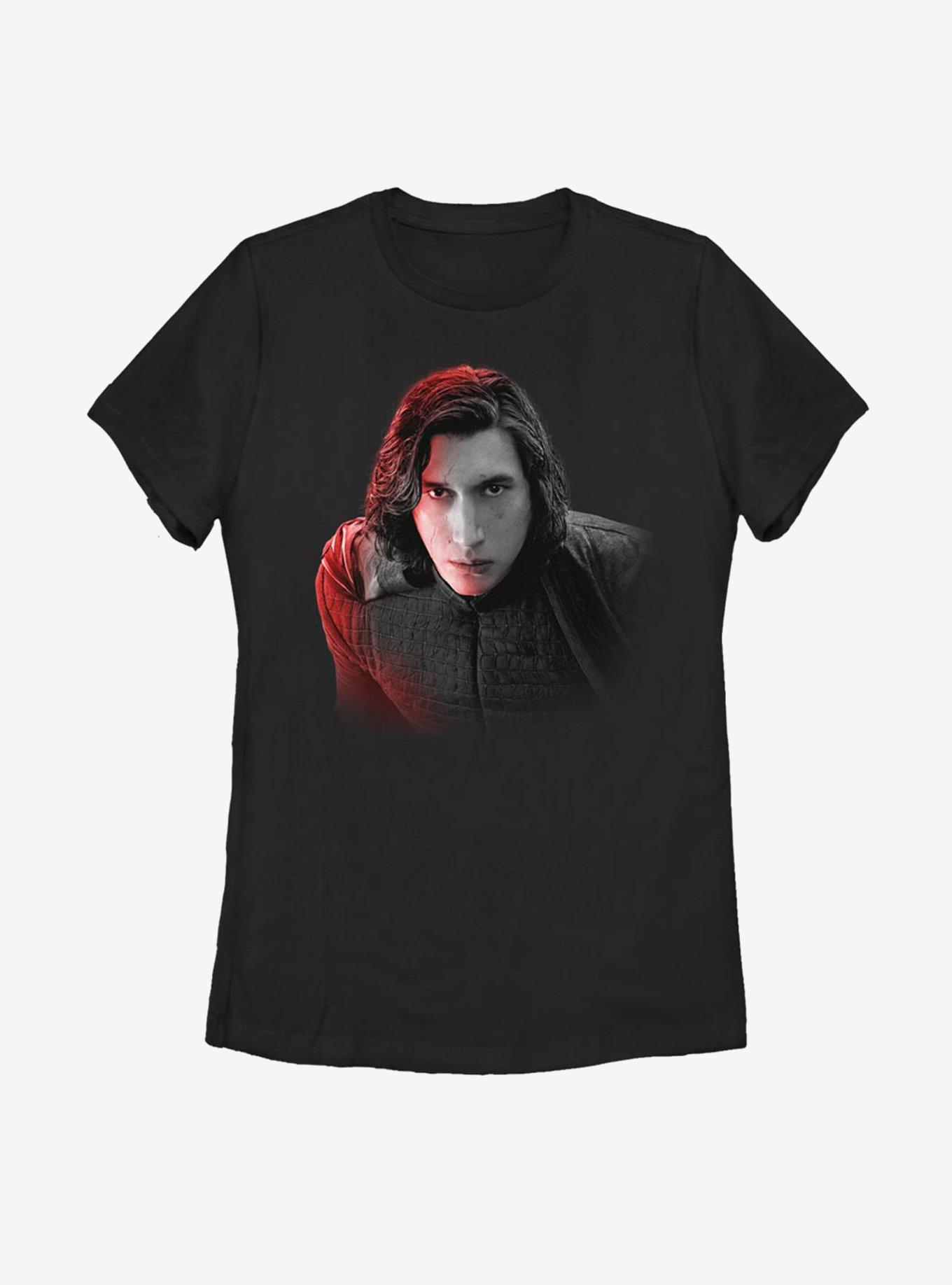 Star Wars Episode VIII The Last Jedi Kylo Ren Face Womens T-Shirt, BLACK, hi-res