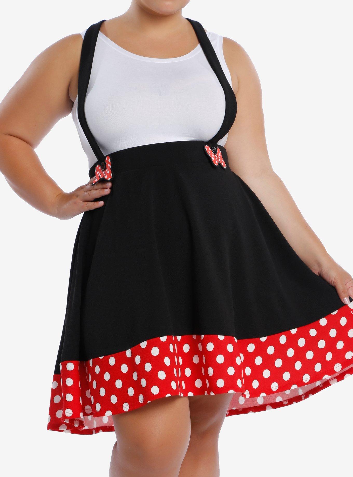 Minnie mouse suspender skirt hotsell