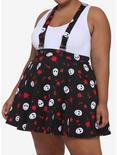 Friday The 13th Jason Mask Blood Suspender Skirt Plus Size, MULTI, hi-res