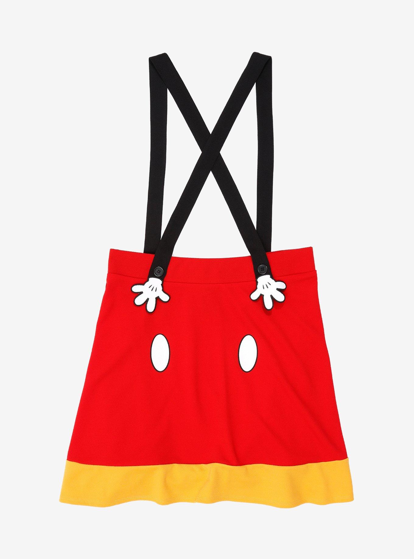 Disney Mickey Mouse Suspender Skirt Plus Size, MULTI, hi-res