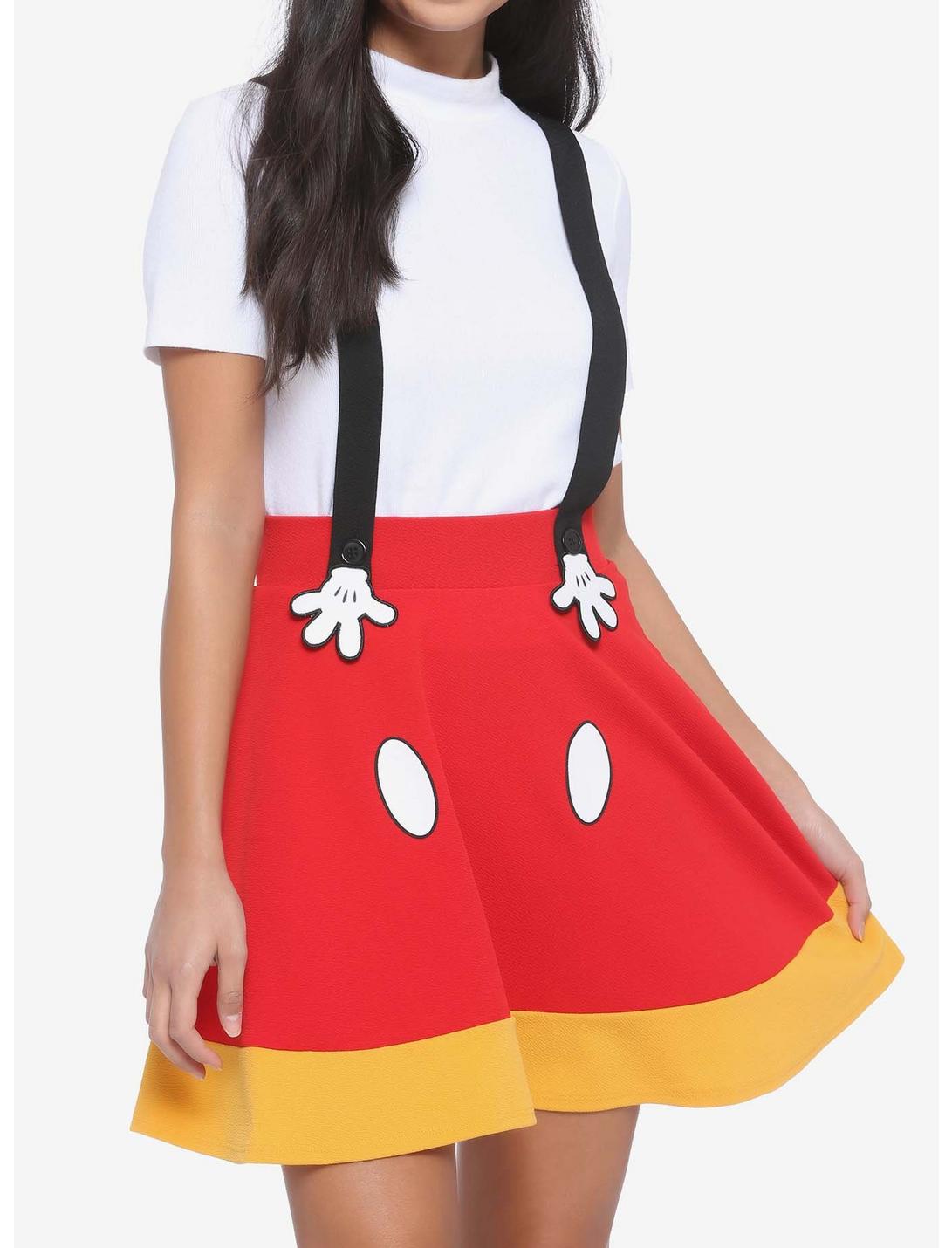 Disney Mickey Mouse Suspender Skirt, MULTI, hi-res