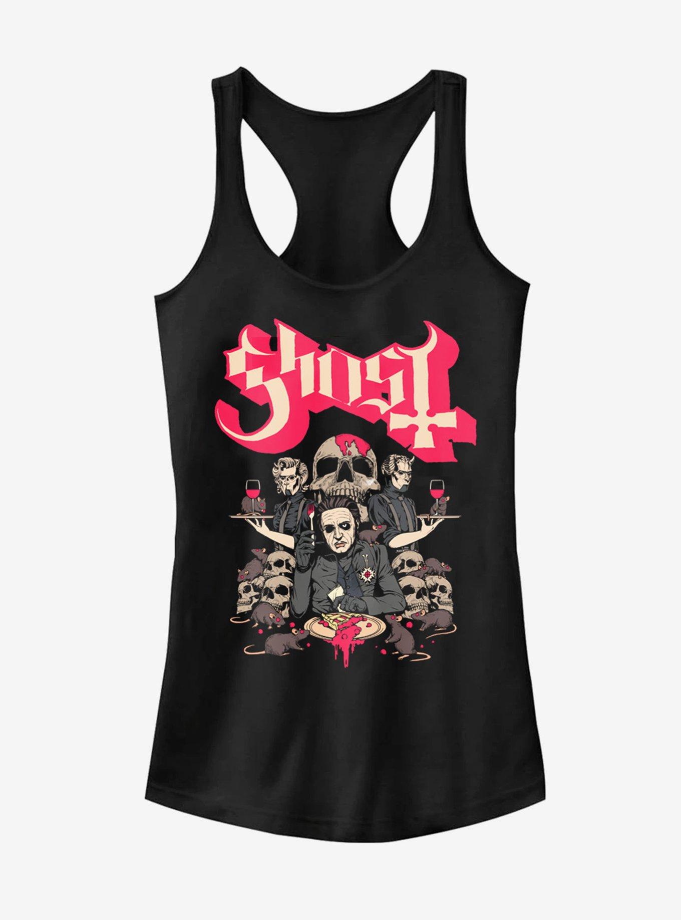 Ghost Amuse Bouche Girls Tank Top Hot Topic Exclusive, BLACK, hi-res