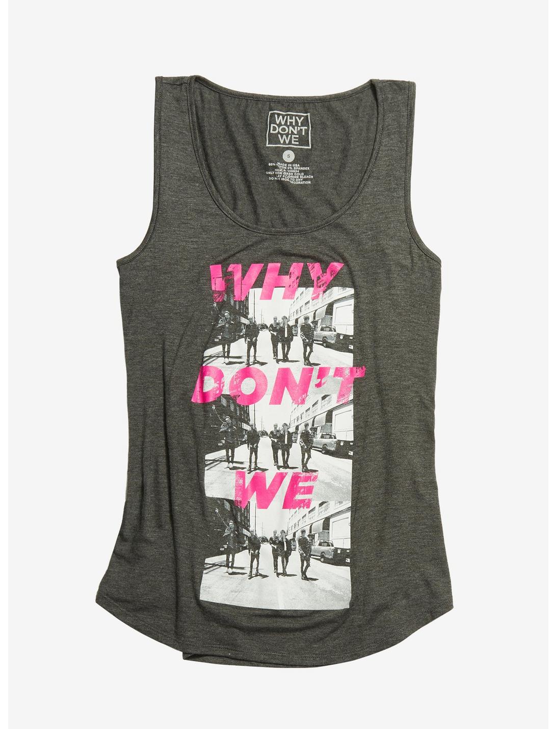 Why Don't We Photo Collage Girls Tank Top, BLACK, hi-res