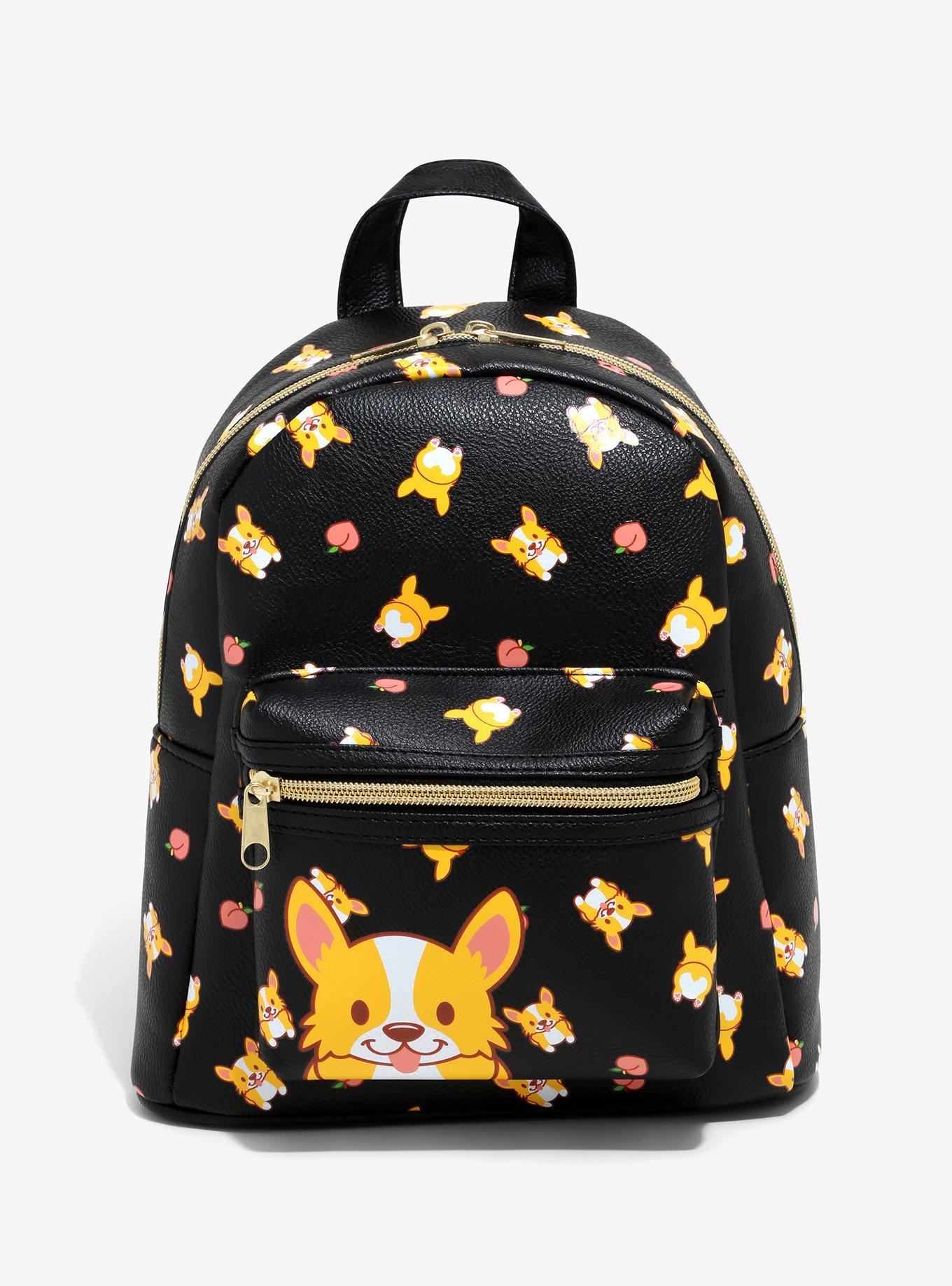 Corgis & Peaches Mini Backpack, , hi-res