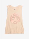 Panic! At The Disco Light Up Your Wildest Dreams Girls Muscle Tank Top, ORANGE, hi-res