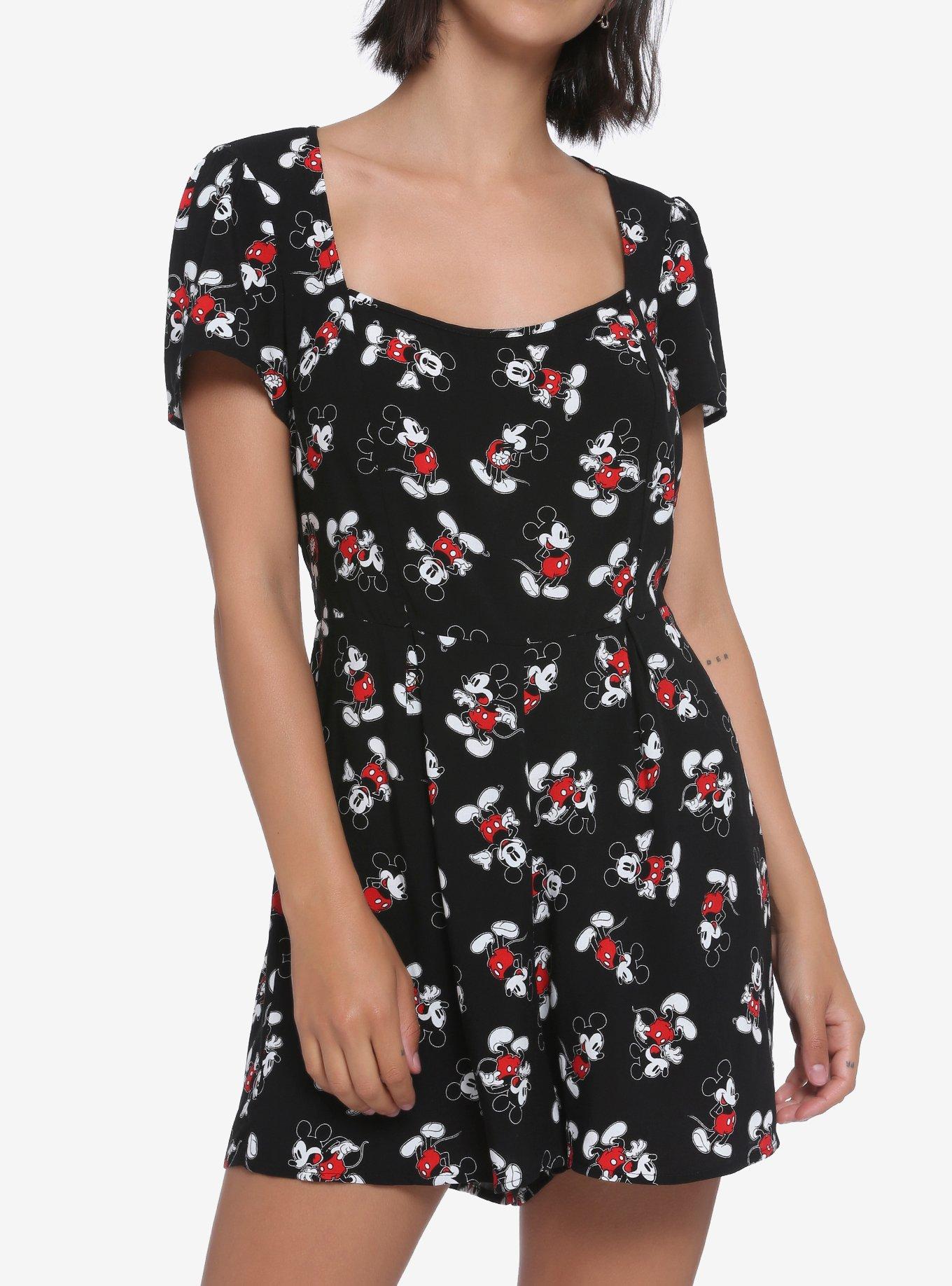 Disney Mickey Mouse Romper, BLACK, hi-res