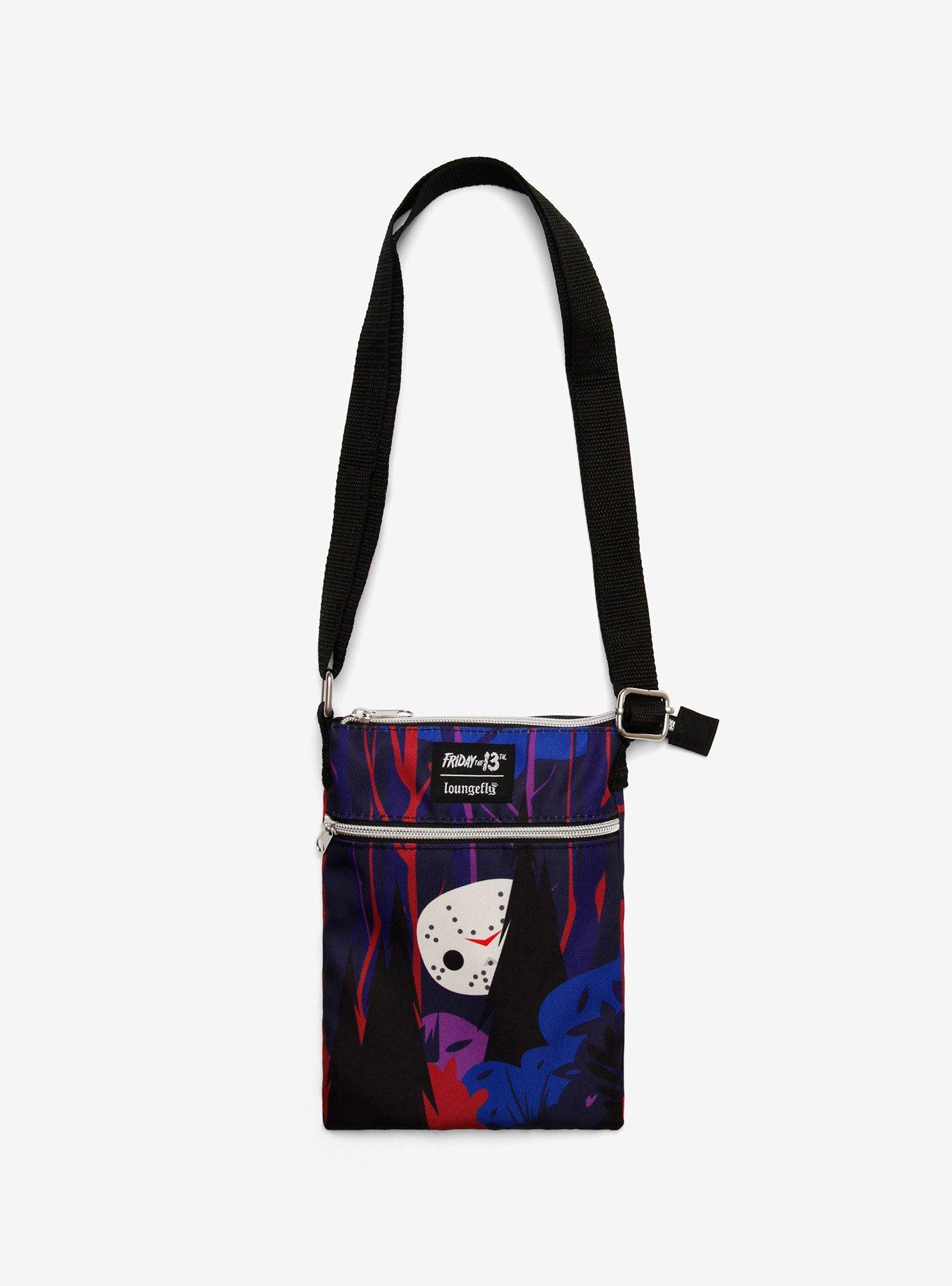 Loungefly Friday The 13th Jason Chibi Passport Crossbody Bag, , hi-res