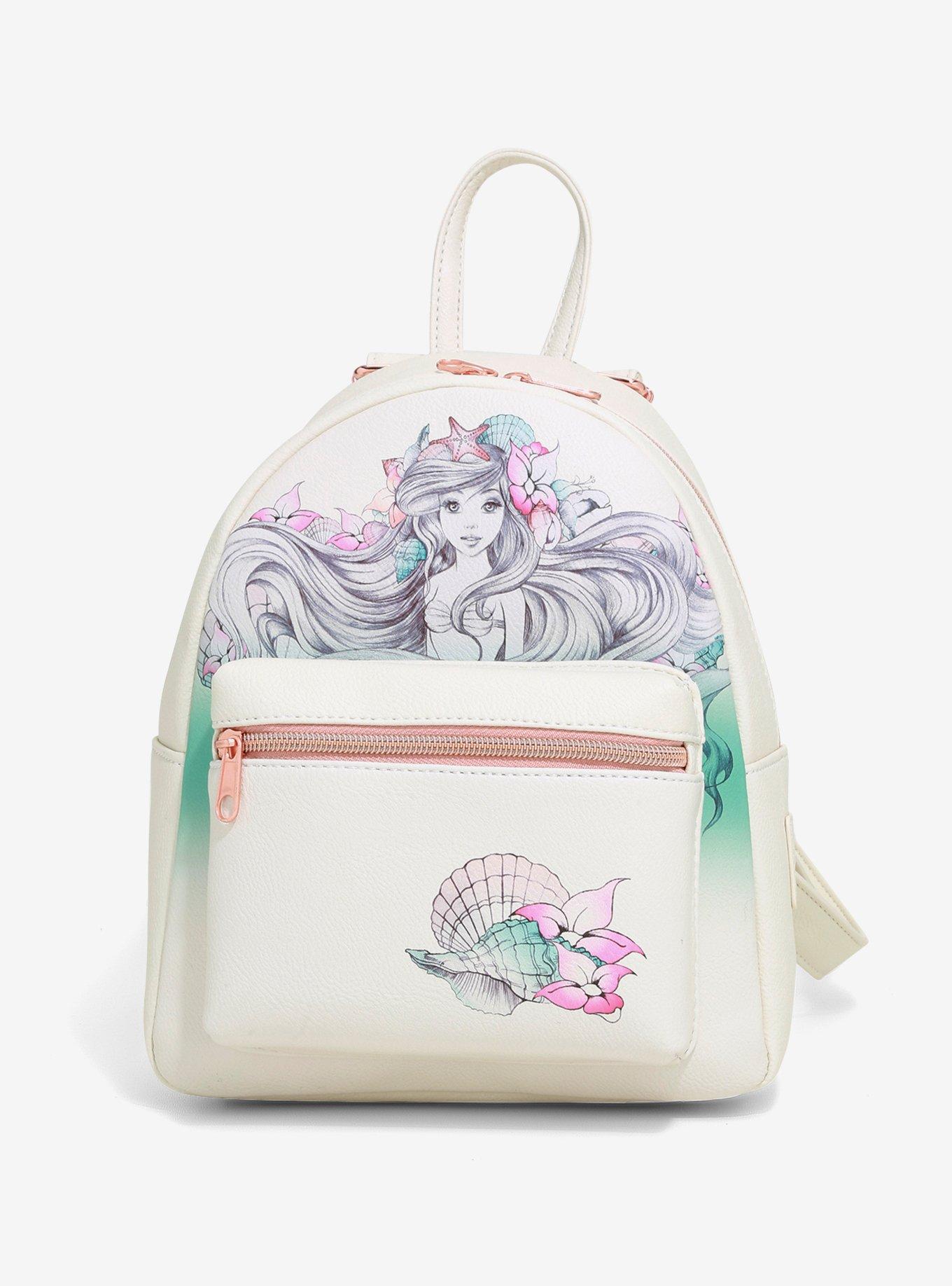 Disney The Little Mermaid Sketch Shells Mini Backpack, , hi-res