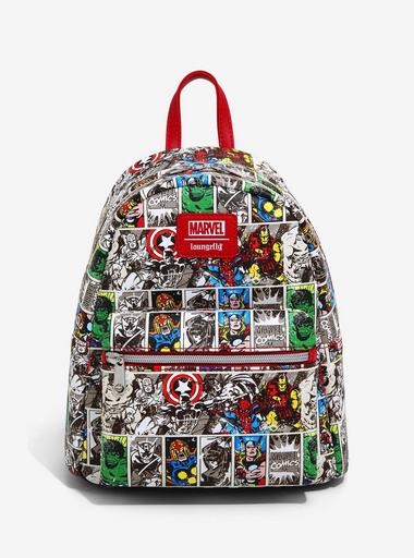 Marvel The Marvels Icons Slouch‎ Backpack Hot Topic MCU Disney Marvel The Marvels Icons Slouch Backpack | Hot Topic main image 2