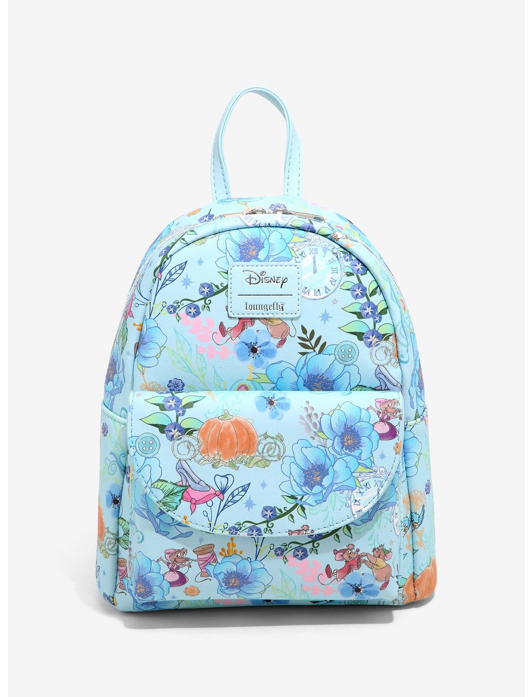 Loungefly Disney Cinderella Floral Mini Backpack, , hi-res