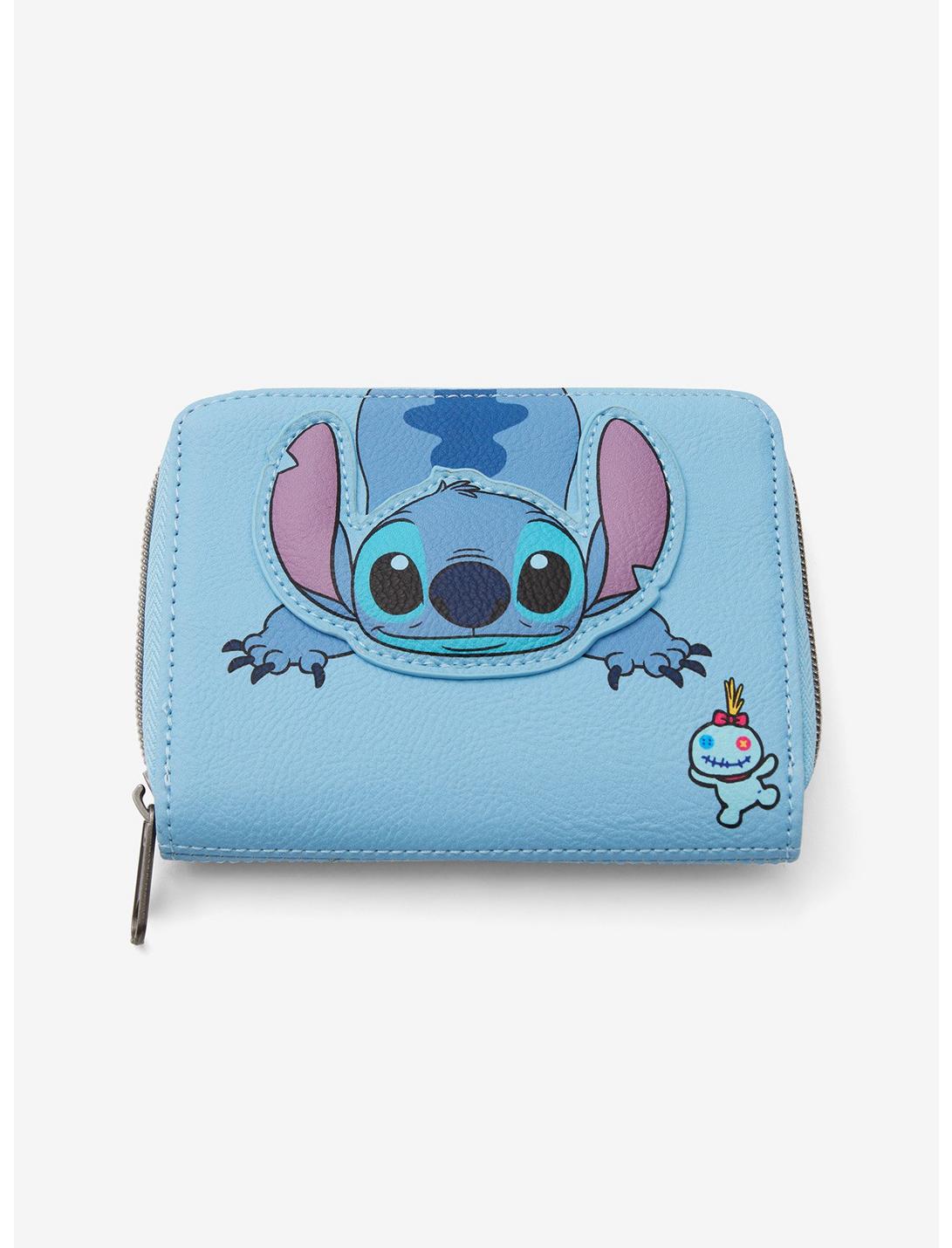 Loungefly Disney Lilo & Stitch Peek-A-Boo Mini Zip Wallet, , hi-res