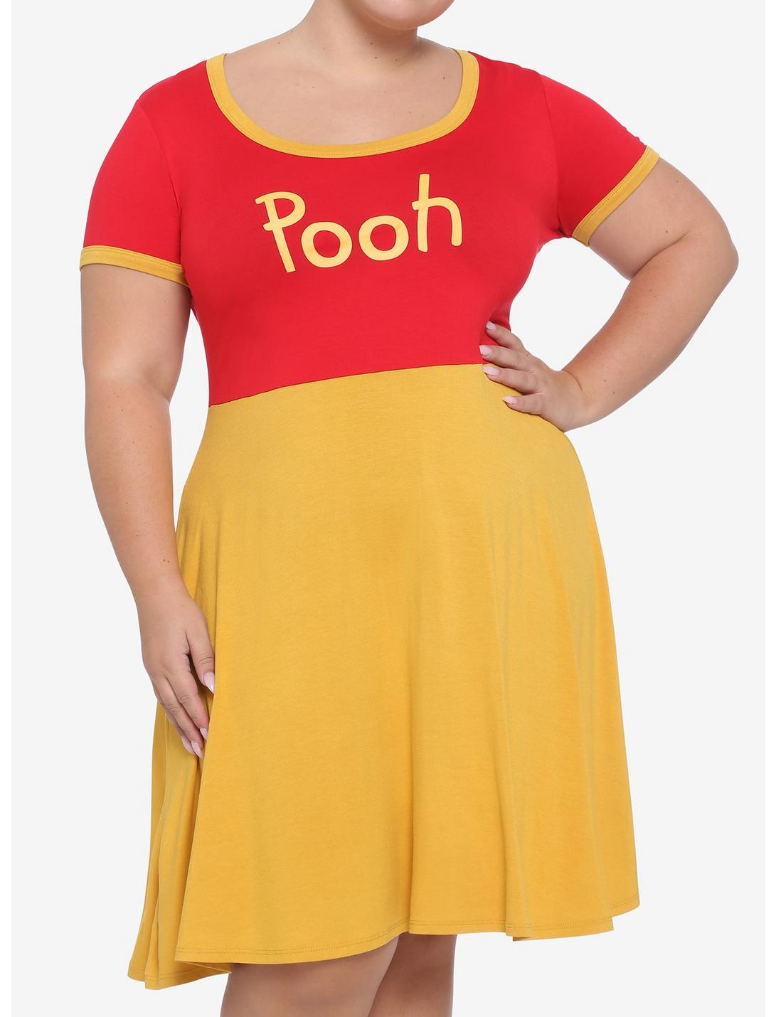 Disney Winnie The Pooh Ringer Dress Plus Size, MULTI, hi-res