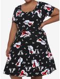 Disney 101 Dalmatians Cruella De Vil Lace Back Dress Plus Size, MULTI, hi-res