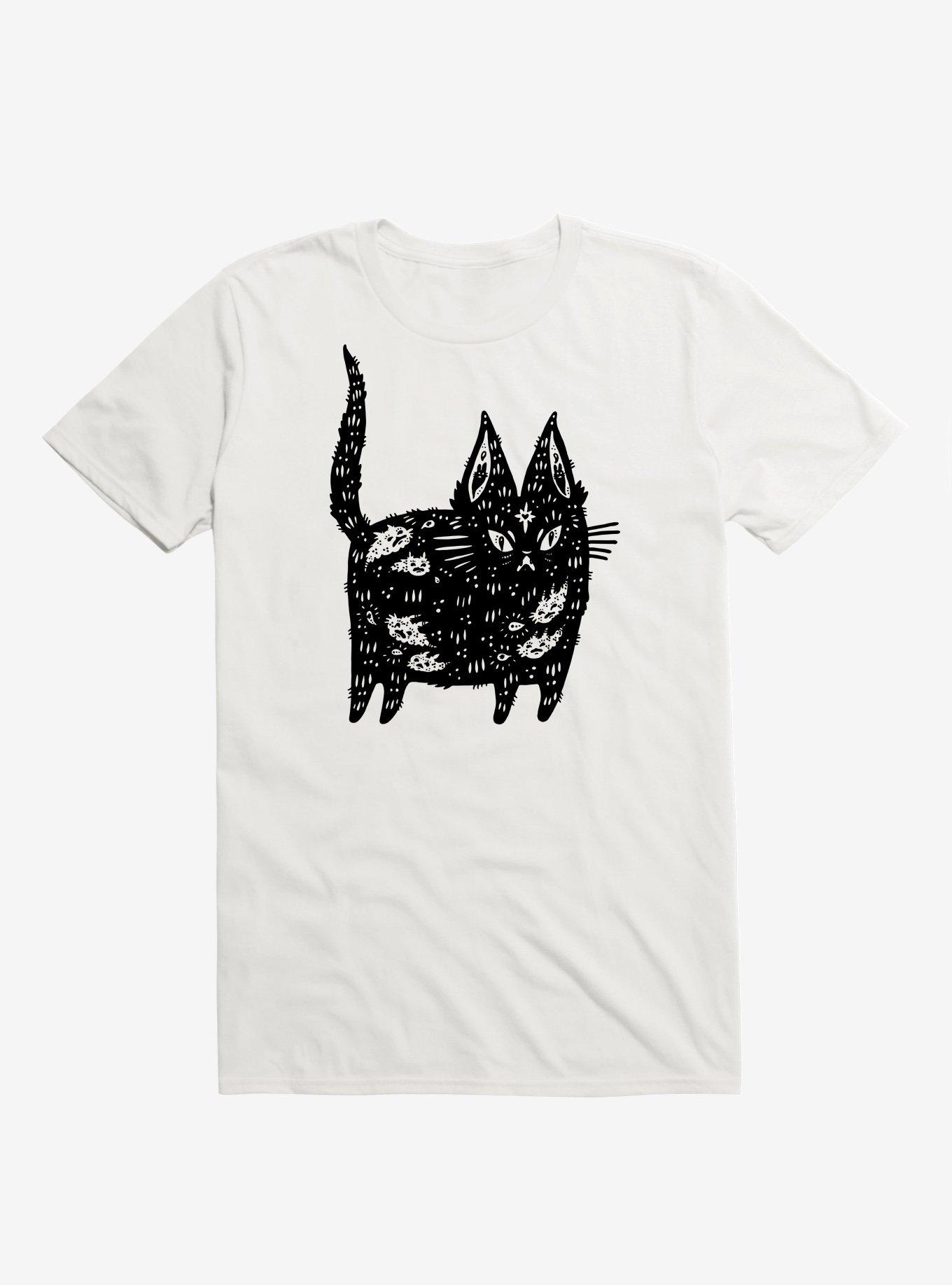 Fatty Cat White T-Shirt, , hi-res